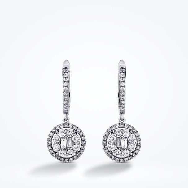 1.32 Karat Pırlanta Baget Küpe - Baroni Diamond (1)