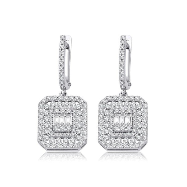 1.48 Karat Pırlanta Baget Küpe - Baroni Diamond (1)