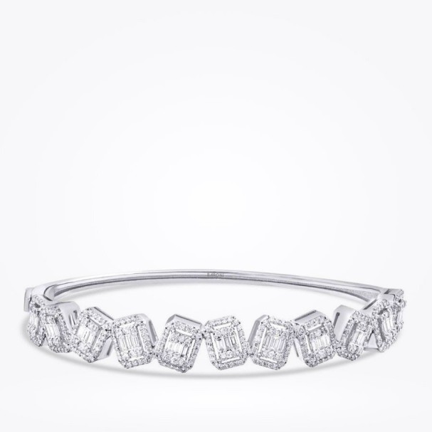 1.54 Karat Pırlanta Baget Kelepçe - Baroni Diamond