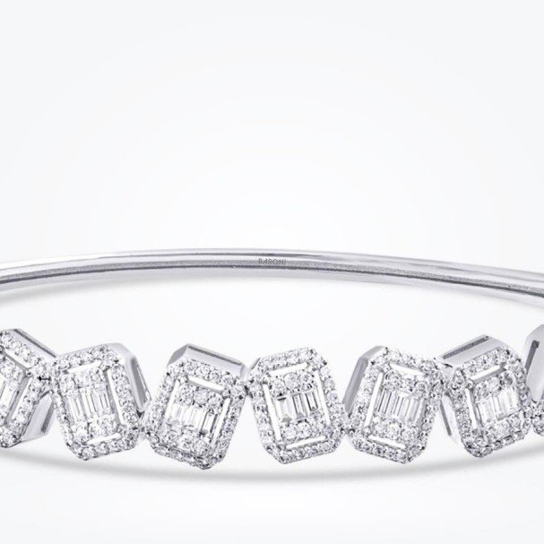 1.54 Karat Pırlanta Baget Kelepçe - Baroni Diamond (1)
