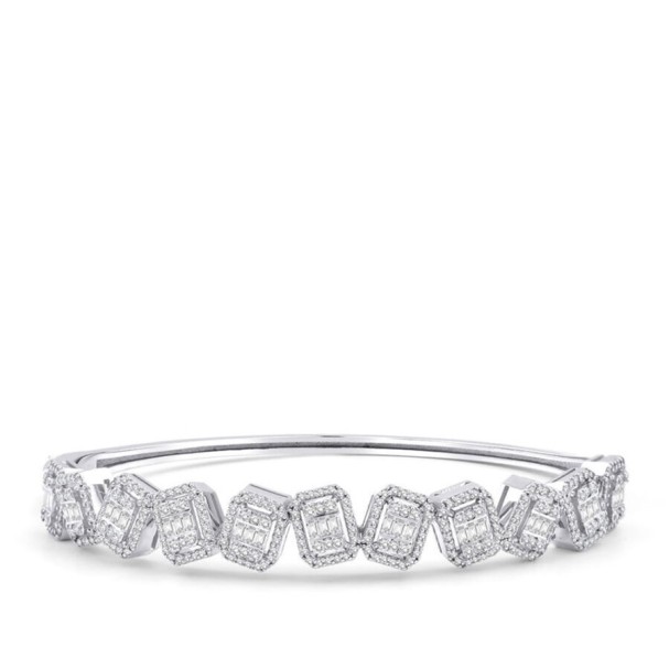 1.54 Karat Pırlanta Baget Kelepçe - Baroni Diamond