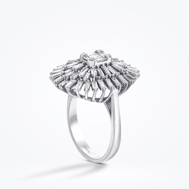 1.62 Karat Pırlanta Baget Yüzük - Baroni Diamond (1)