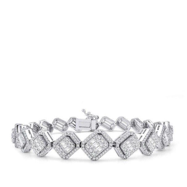 1,66 Karat Pırlanta Baget Kelepçe - Baroni Diamond