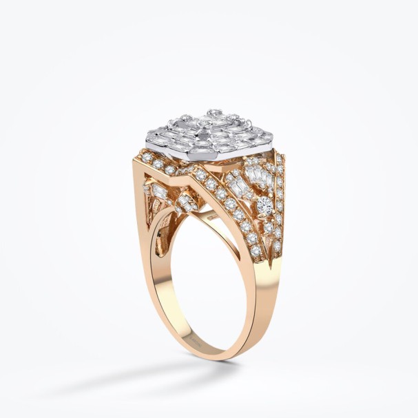 1.86 Karat Pırlanta Baget Yüzük - Baroni Diamond (1)