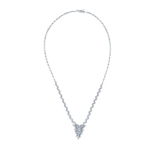 1.87 Karat Pırlanta Baget Kolye - Baroni Diamond