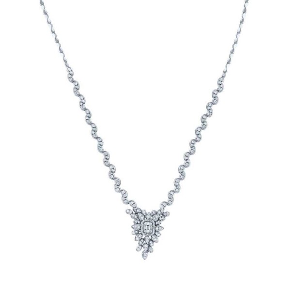 1.87 Karat Pırlanta Baget Kolye - Baroni Diamond (1)