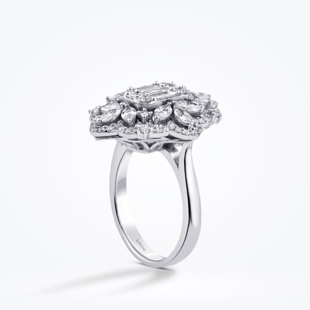 1.97 Karat Pırlanta Baget Yüzük - Baroni Diamond (1)