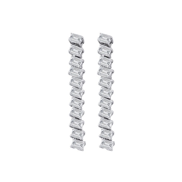 1.97 Karat Pırlanta Su Yolu Küpe - Baroni Diamond