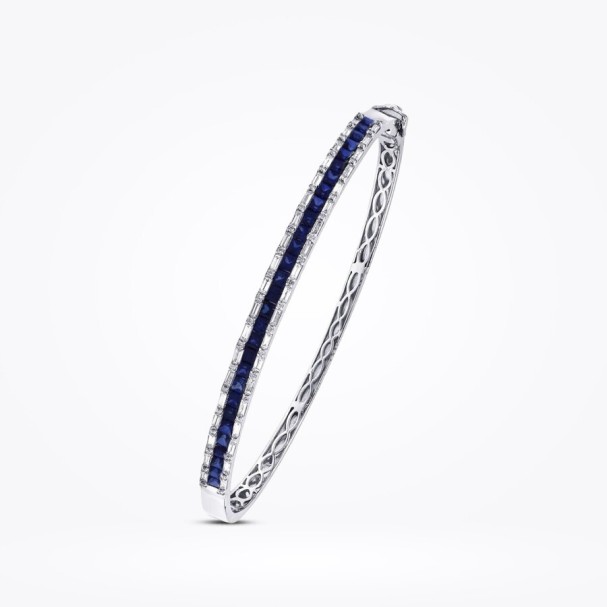 2.61 Karat Pırlanta Safir Kelepçe - Baroni Diamond (1)