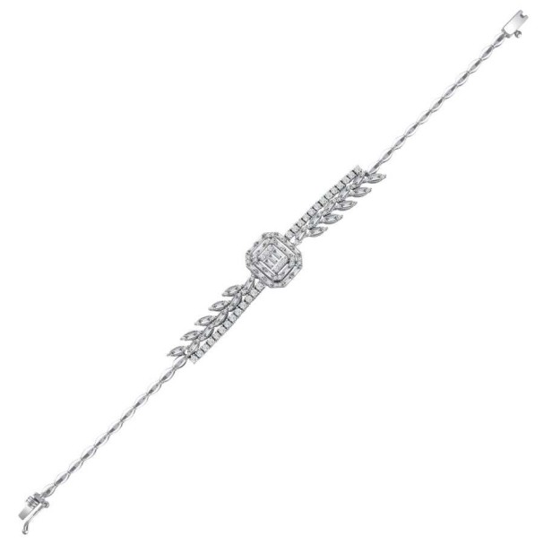 2.02 Karat Pırlanta Baget Bileklik - Baroni Diamond (1)