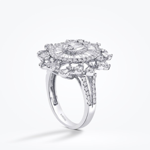 2.13 Karat Pırlanta Baget Yüzük - Baroni Diamond (1)