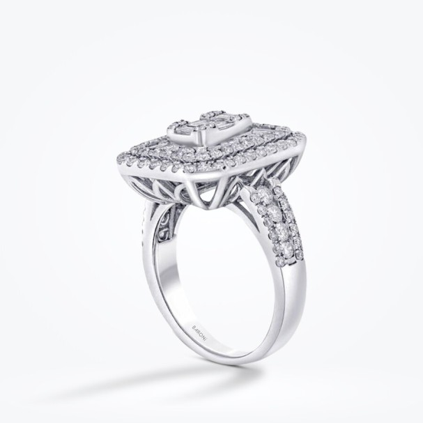 2.15 Karat Pırlanta Baget Yüzük - Baroni Diamond (1)