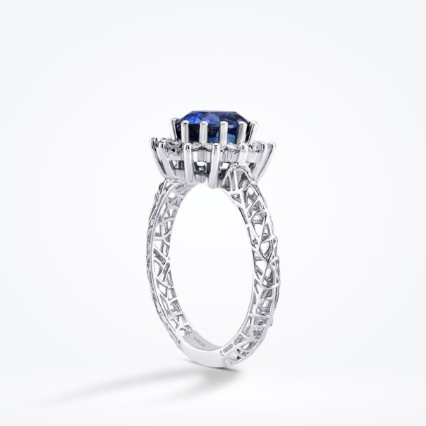 2.23 Karat Pırlanta Safir Yüzük - Baroni Diamond (1)