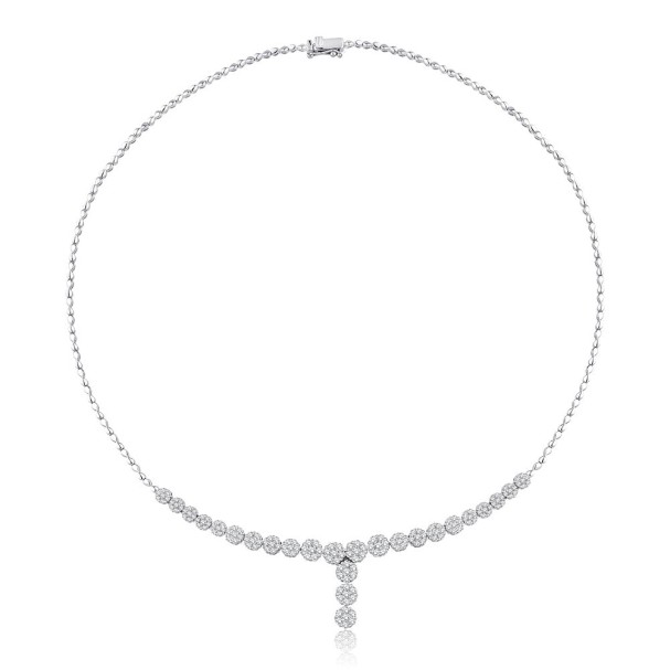 2.98 Karat Pırlanta Çiçek Gerdanlık - Baroni Diamond