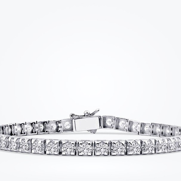 3.03 Karat Pırlanta Parıltılı Su Yolu Bileklik - Baroni Diamond (1)
