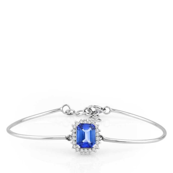 3.13 Karat Pırlanta Safir Kelepçe - Baroni Diamond