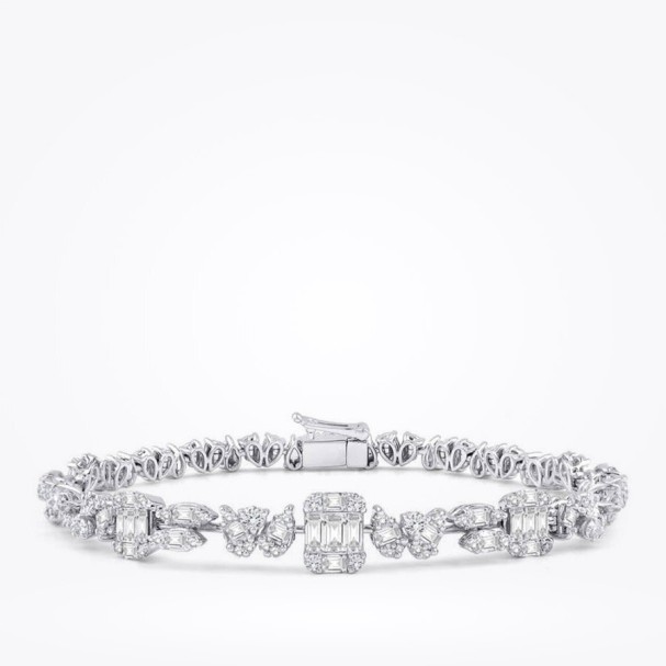 3.19 Karat Pırlanta Baget Kelepçe - Baroni Diamond