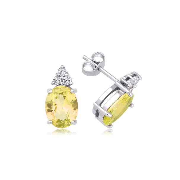 3.43 Karat Pırlanta Fancy Küpe - Baroni Diamond