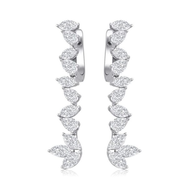 3.75 Karat Pırlanta Trend Küpe - Baroni Diamond