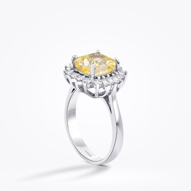 6.53 Karat Pırlanta Fancy Yüzük - Baroni Diamond (1)