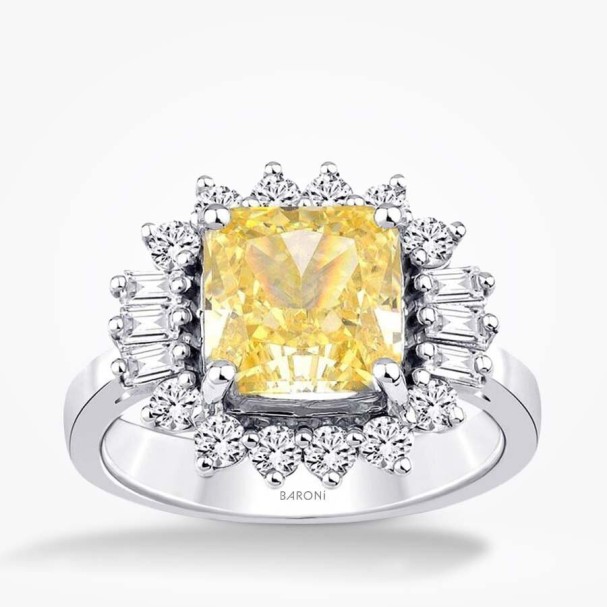 6.53 Karat Pırlanta Fancy Yüzük - Baroni Diamond