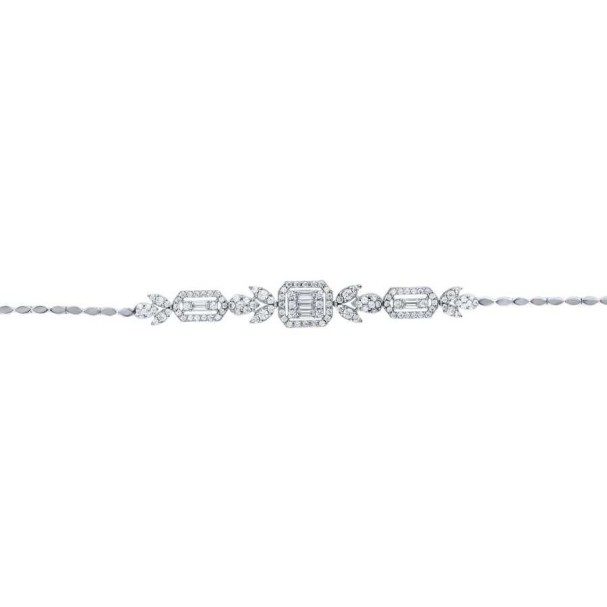 Altın Baget Bileklik - Baroni Diamond (1)