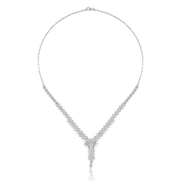 Altın Baget Gerdanlık - Baroni Diamond