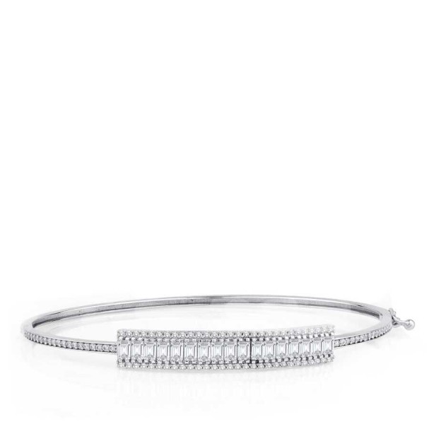 Altın Baget Kelepçe - Baroni Diamond