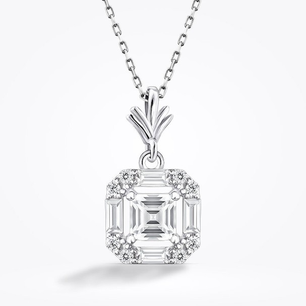 Altın Baget Kolye - Baroni Diamond (1)