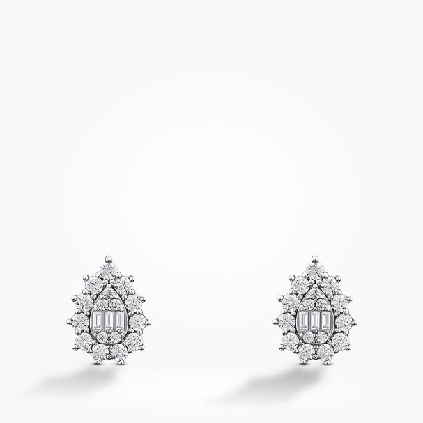 Altın Baget Küpe - Baroni Diamond (1)