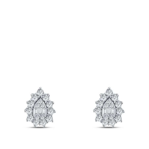 Altın Baget Küpe - Baroni Diamond (1)