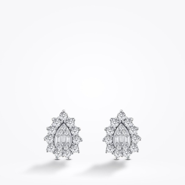 Altın Baget Küpe - Baroni Diamond (1)