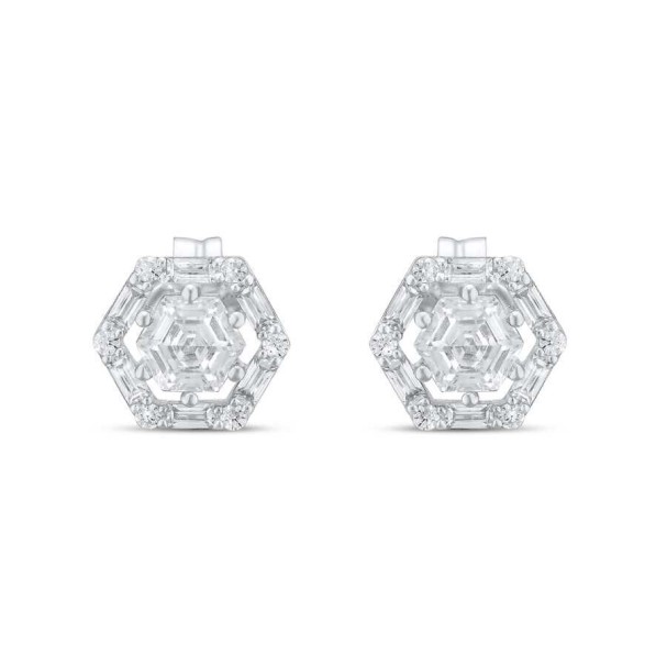 Altın Baget Küpe - Baroni Diamond (1)