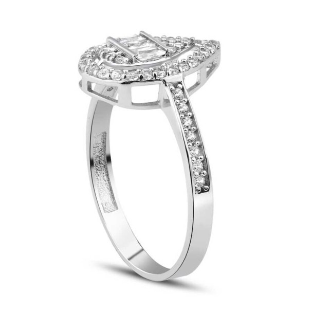 Altın Baget Yüzük - Baroni Diamond (1)