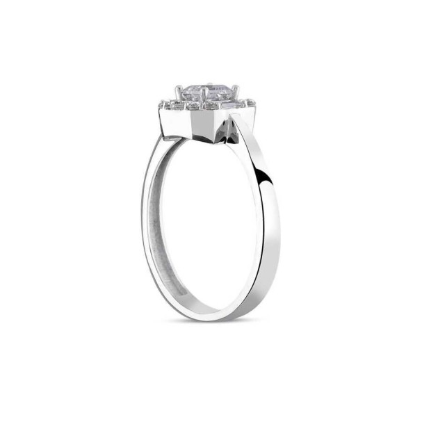 Altın Baget Yüzük - Baroni Diamond (1)