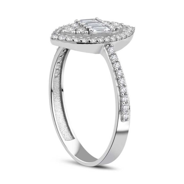 Altın Baget Yüzük - Baroni Diamond (1)
