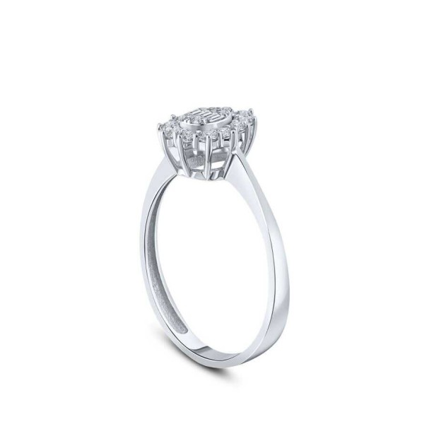 Altın Baget Yüzük - Baroni Diamond (1)