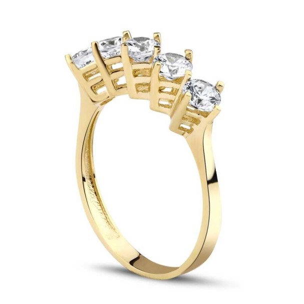 Altın Beştaş Yüzük - Baroni Diamond (1)