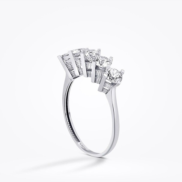 Altın Beştaş Yüzük - Baroni Diamond (1)