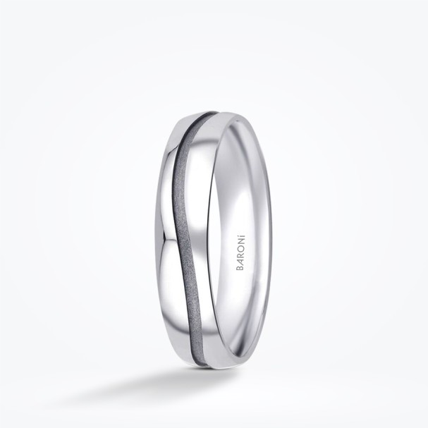 Altın Beyaz Alyans - Baroni Diamond (1)