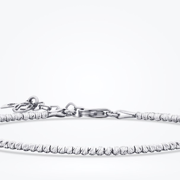 Altın Beyaz Top Bileklik - Baroni Diamond (1)