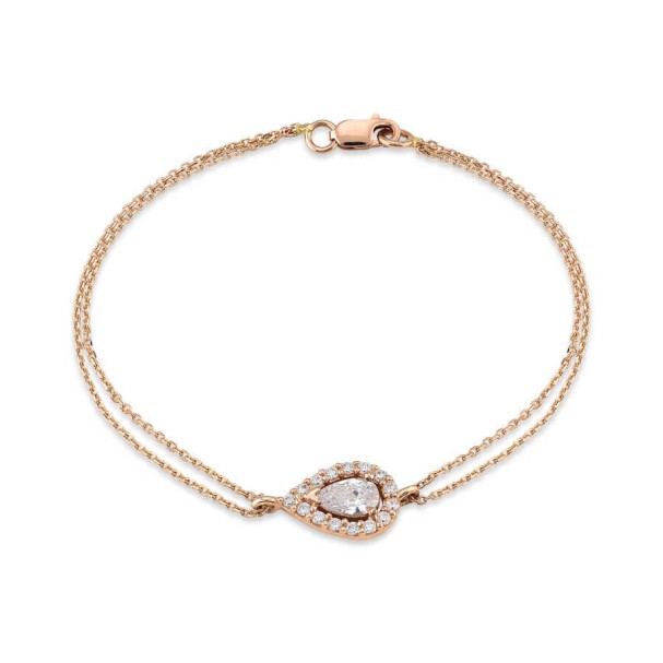 Altın Damla Bileklik - Baroni Diamond