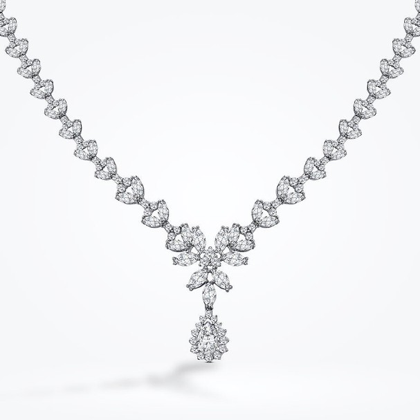 Altın Damla Taşlı Gerdanlık - Baroni Diamond (1)