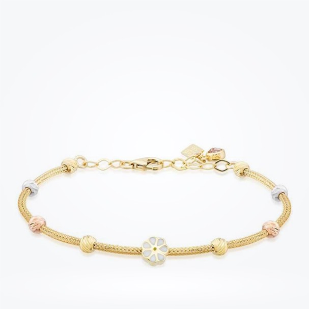 Altın Dorika Çocuk Bileklik - Baroni Diamond