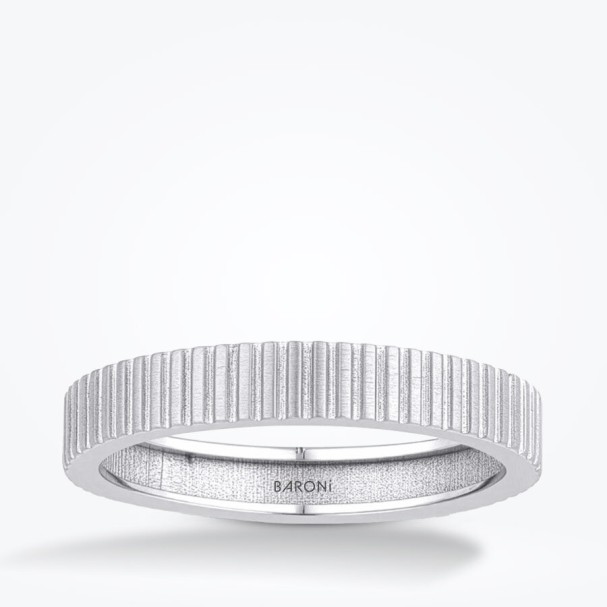 Altın Erkek Trend Yüzük - Baroni Diamond