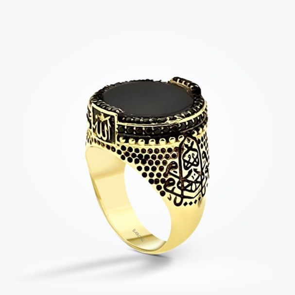 Altın Erkek Yüzük - Baroni Diamond (1)