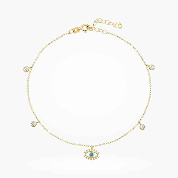 Altın Göz Halhal - Baroni Diamond