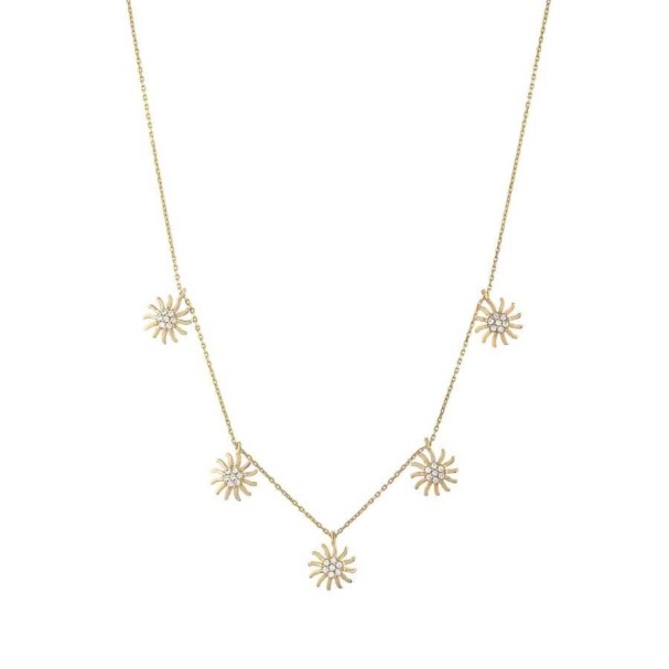 Altın Güneş Kolye - Baroni Diamond (1)