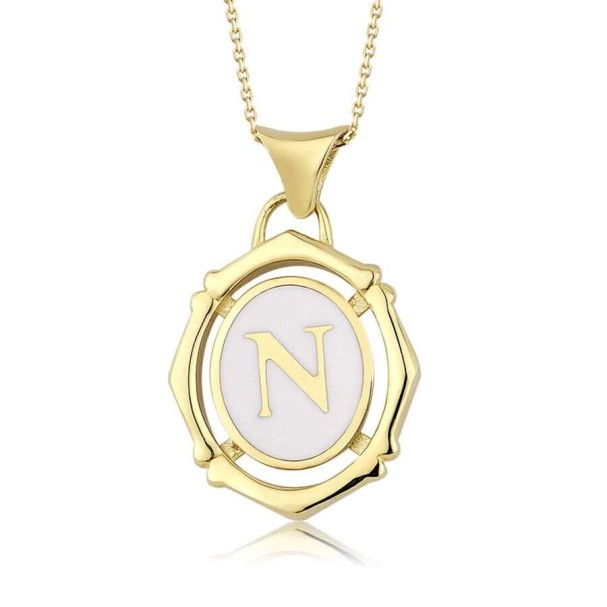 Altın Harf Kolye - Baroni Diamond