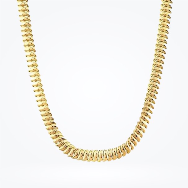 Altın Hasır Zincir - Baroni Diamond